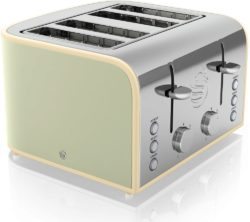 SWAN  Retro ST17010GN 4-Slice Toaster - Green